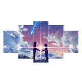 View HD Prints Spray Canvas Painting Custom Made Canvas Picture Frame 5 Panel Modular For Living Room Wall Art Home Decor