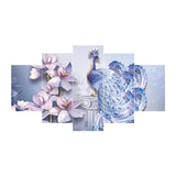 View HD Prints Spray Canvas Painting Custom Made Canvas Picture Frame 5 Panel Modular For Living Room Wall Art Home Decor