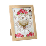 Plastic Photo Frame Table Top Display and Wall Mounting Hanger Photo Frame Picture Frame