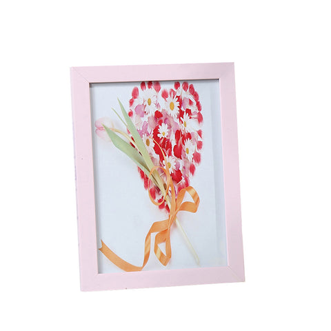 Plastic Photo Frame Table Top Display and Wall Mounting Hanger Photo Frame Picture Frame