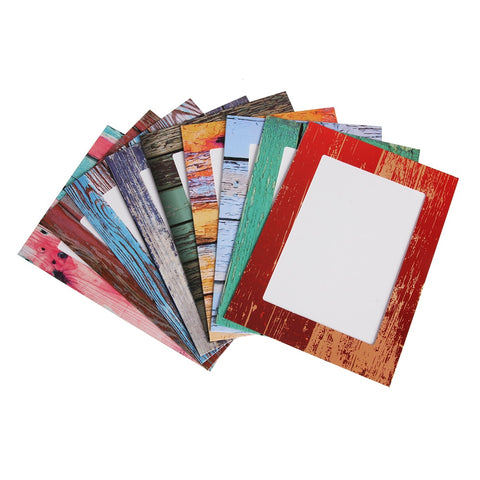 Paper Photo Frame 7 inch Combination Wall Photo Frame Clips DIY Hanging Wall Picture Album Kraft Home Decoration